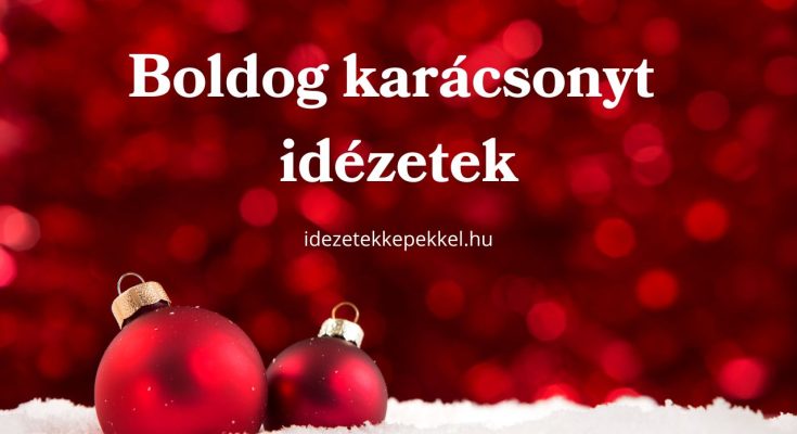 boldog karácsonyt idézetek