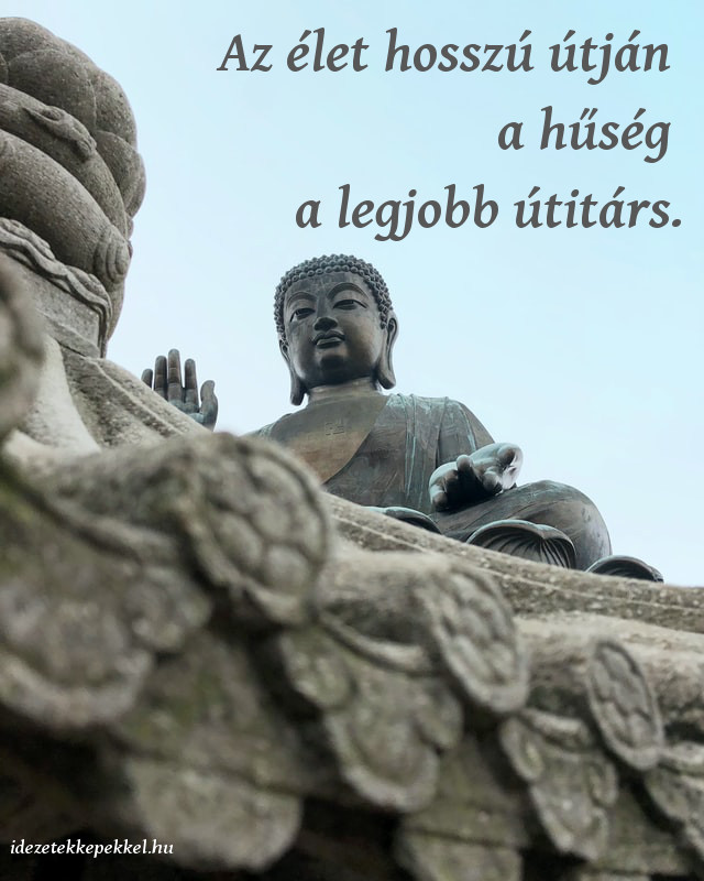 buddha idézet, Az élet hosszú útján a hűség a legjobb útitárs.