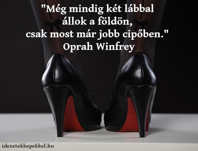 cipős idézet, oprah