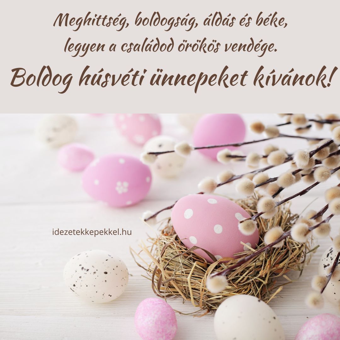 húsvéti kép húsvéti tojások, barka